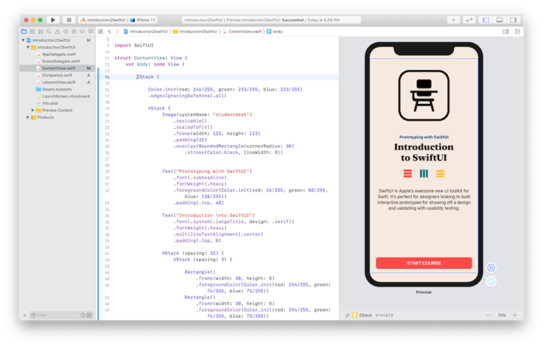 Introduction to SwiftUI - Get started
